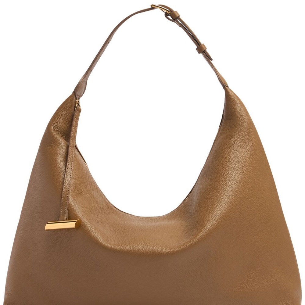 NWT Little Liffner Pillow Hobo Bag in Mushroom Leather